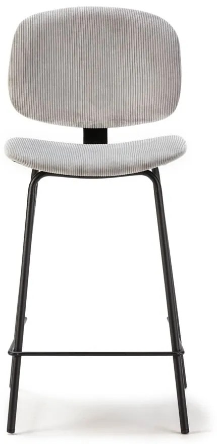 Svetlosivé barové stoličky v súprave 2 ks (výška sedadla 66 cm) Arus – Marckeric