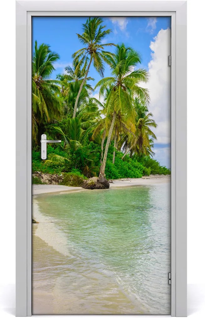 Fototapeta na dvere samolepiace  Tropická pláž