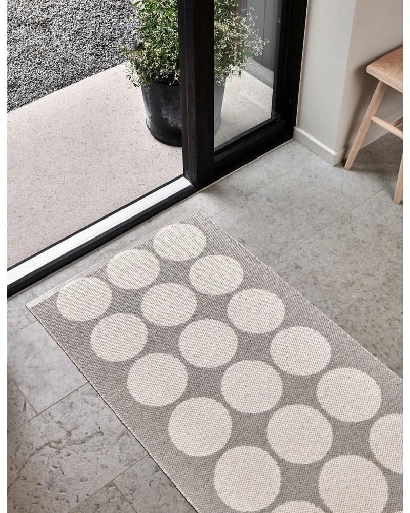 Béžovo-krémový vnútorný a vonkajší behúň 70x240 cm Hugo Linen Vanilla – Pappelina