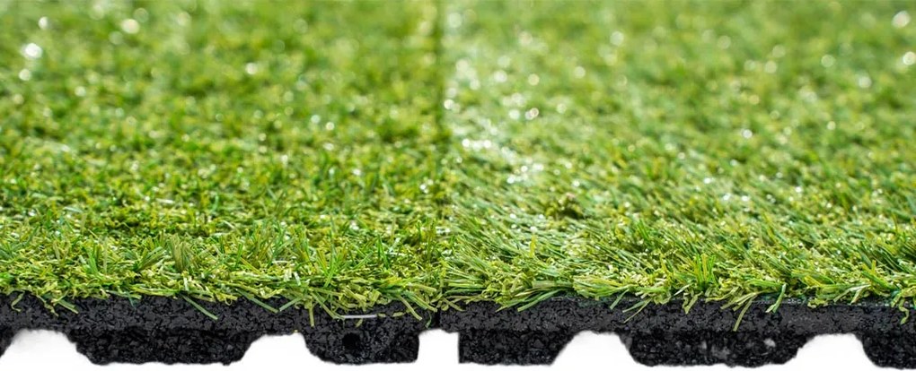 Gumová trávniková dlaždica ASLON 40 x 40 cm, Moss Green