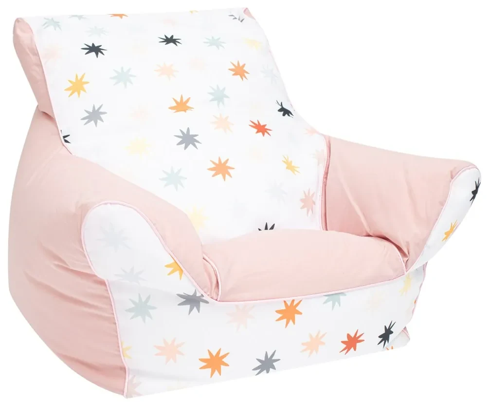 Detské kreslo plnené guličkami New Baby ružová