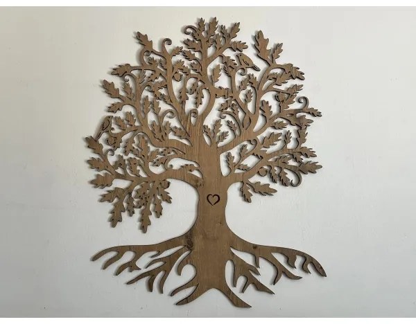 Li-Go 5729/DUB2 - LED nástenná dekorácia s integrovaným senzorom, LED/10W/5V, 90x110 cm, dub