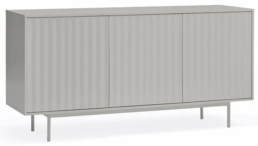 Sivá nízka komoda 159x80 cm Sierra – Teulat