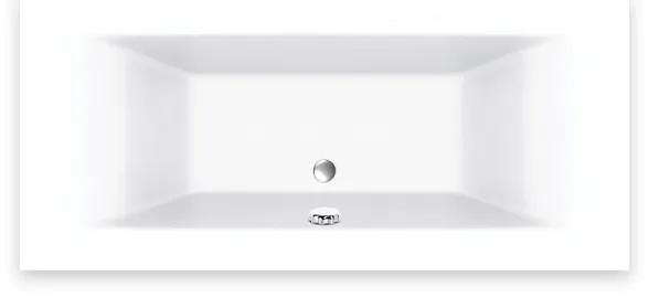 LOTOSAN DEBBY akrylátová pravouhlá vaňa 170 x 75 cm biela LVP00271