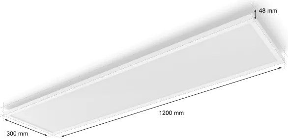 Philips - stmievateľné LED stropné svietidlo Hue AURELLE LED/39W/230V 120x30 cm biela