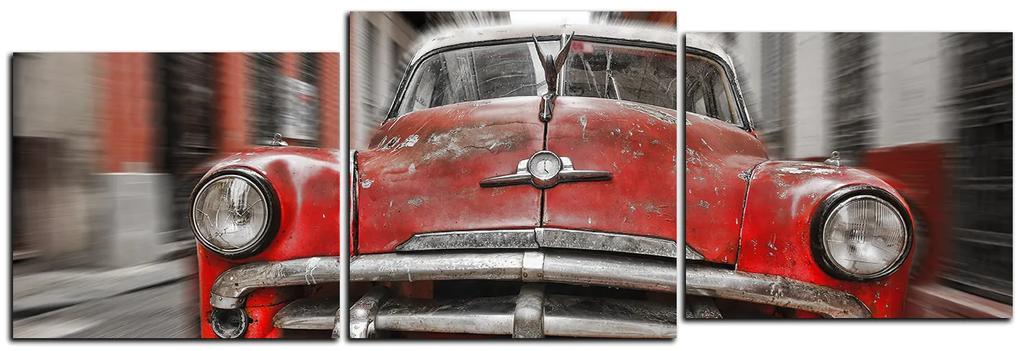 Obraz na plátne - Klasické americké auto - panoráma 5123FD (150x50 cm)