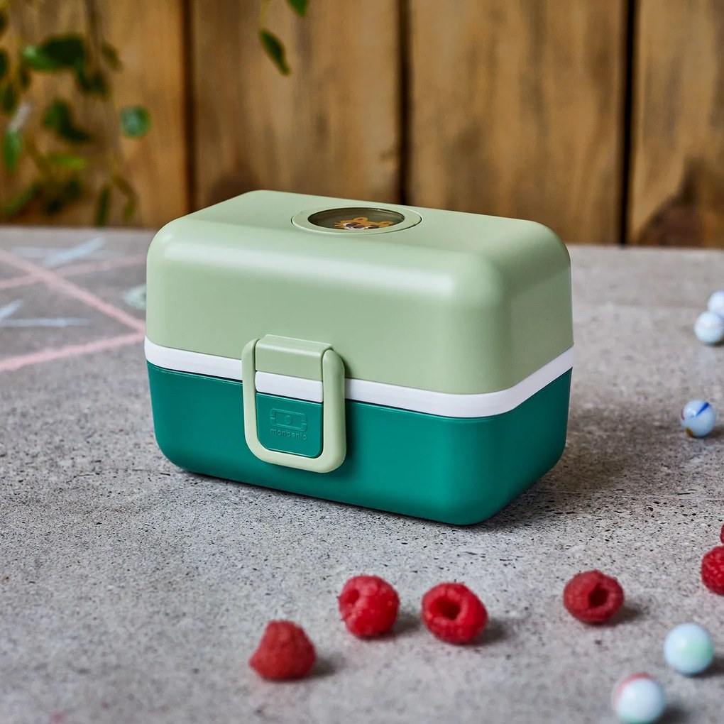 monbento Desiatový box Monbento Tresor Green Forest 750 ml