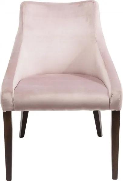 Stolička Mode Velvet ružová 87 × 60 × 70 cm
