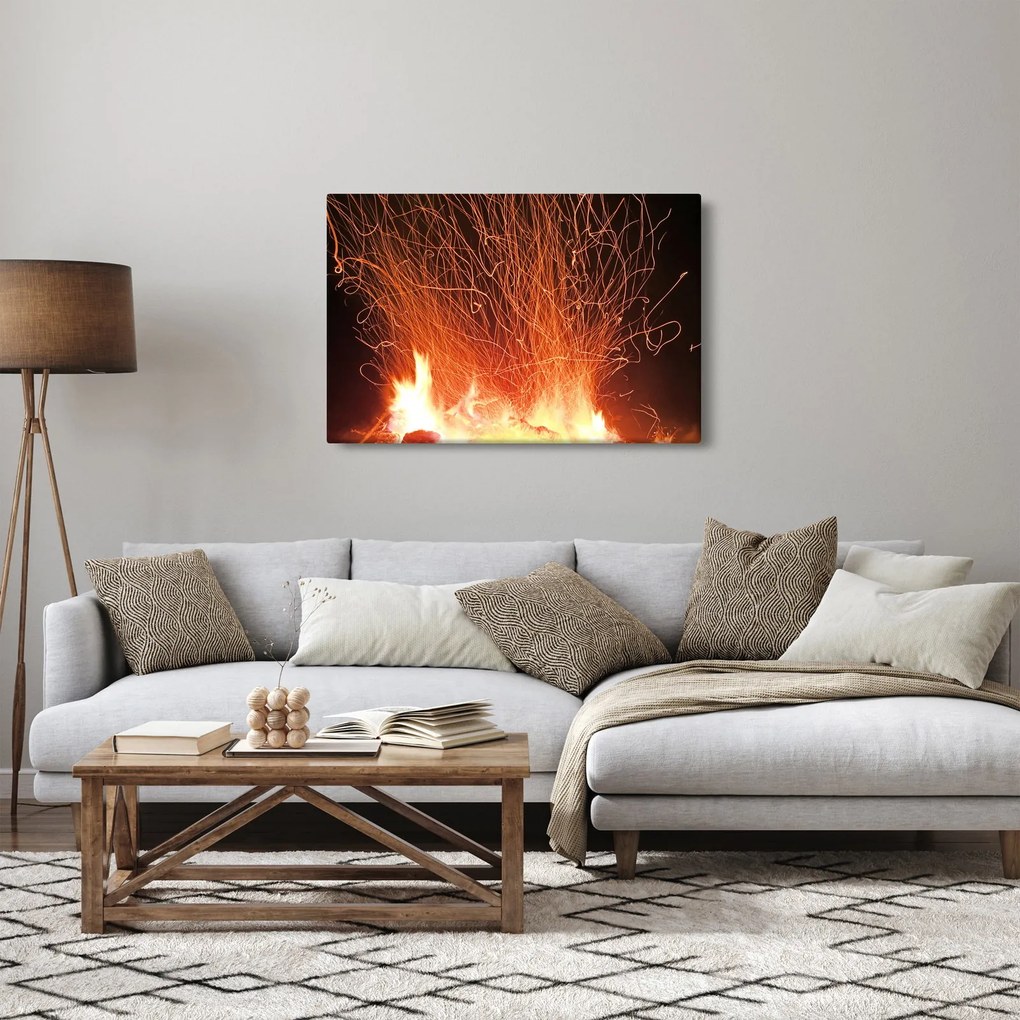 Obraz ohňa (90x60 cm)