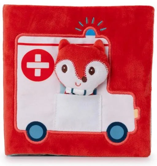 Lilliputiens - textilná knižka s prstovou bábkou - doktorka Alice