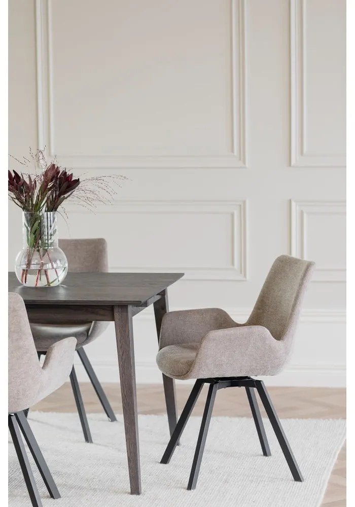 Béžové čalúnené jedálenské kreslá v súprave 2 ks Norwell – Rowico