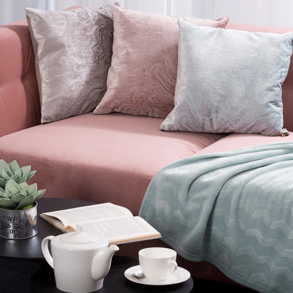 DEKORAČNÁ OBLIEČKA NA VANKÚŠ LUISA 42X42 CM STARORUŽOVÁ