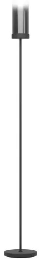 Eglo 44004 - Stojacia lampa TOOTHILL 1xE27/40W/230V čierna