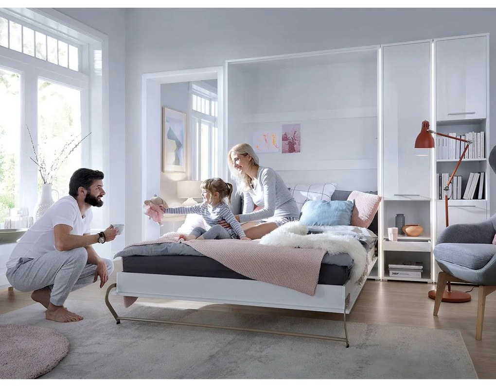 Nábytok Concord Pro I, Farby: biela, Rozmer postele: 90x200