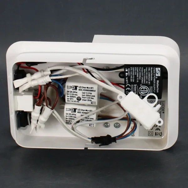 Lucide 79200/08/31 - LED Nástenné svietidlo BOXER LED/5W/230V + LED/5W USB biela