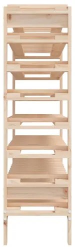 vidaXL Stojan na víno 109,5x30x107,5 cm masívna borovica-