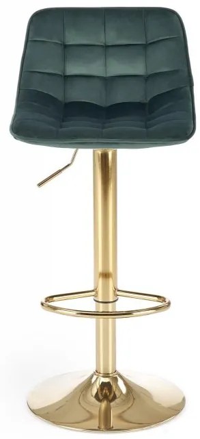 Barová stolička H120 Halmar Tmavo zelená