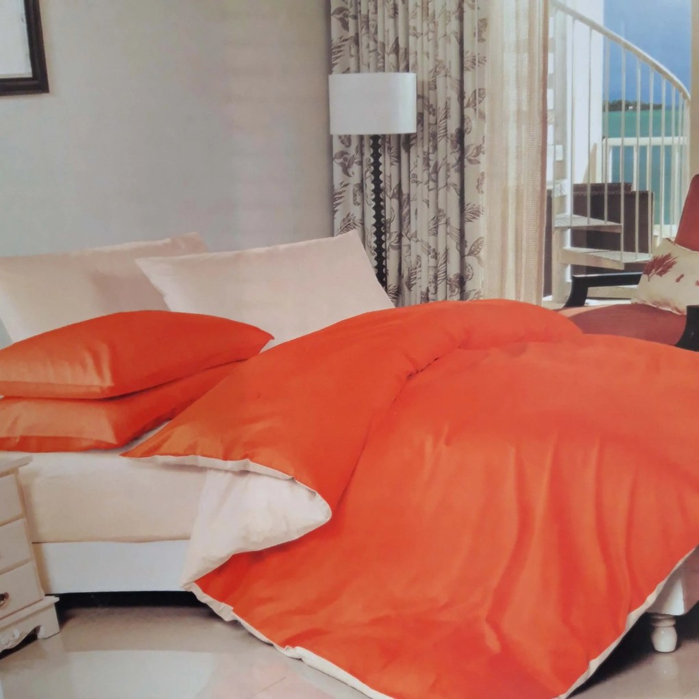HOD (D) Obliečky LUNA oranžová Balenie: 7 dielna súprava