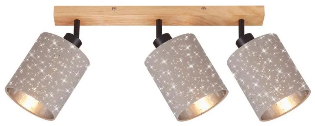 Briloner 2078-031 - Bodové svietidlo SPOTLIGHT 3xE27/25W/230V béžová