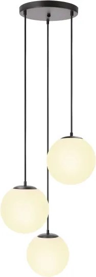 BRILAGI - Luster na lanku POLOS 3xE27/40W/230V, priemer 42 cm, čierna
