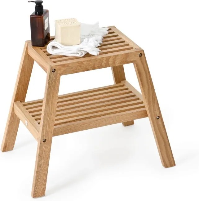 Stolička z dubového dreva Wireworks Slatted Stool