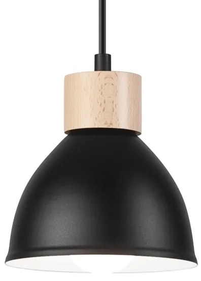 Luster na lanku NICO 3xE27/60W/230V čierna