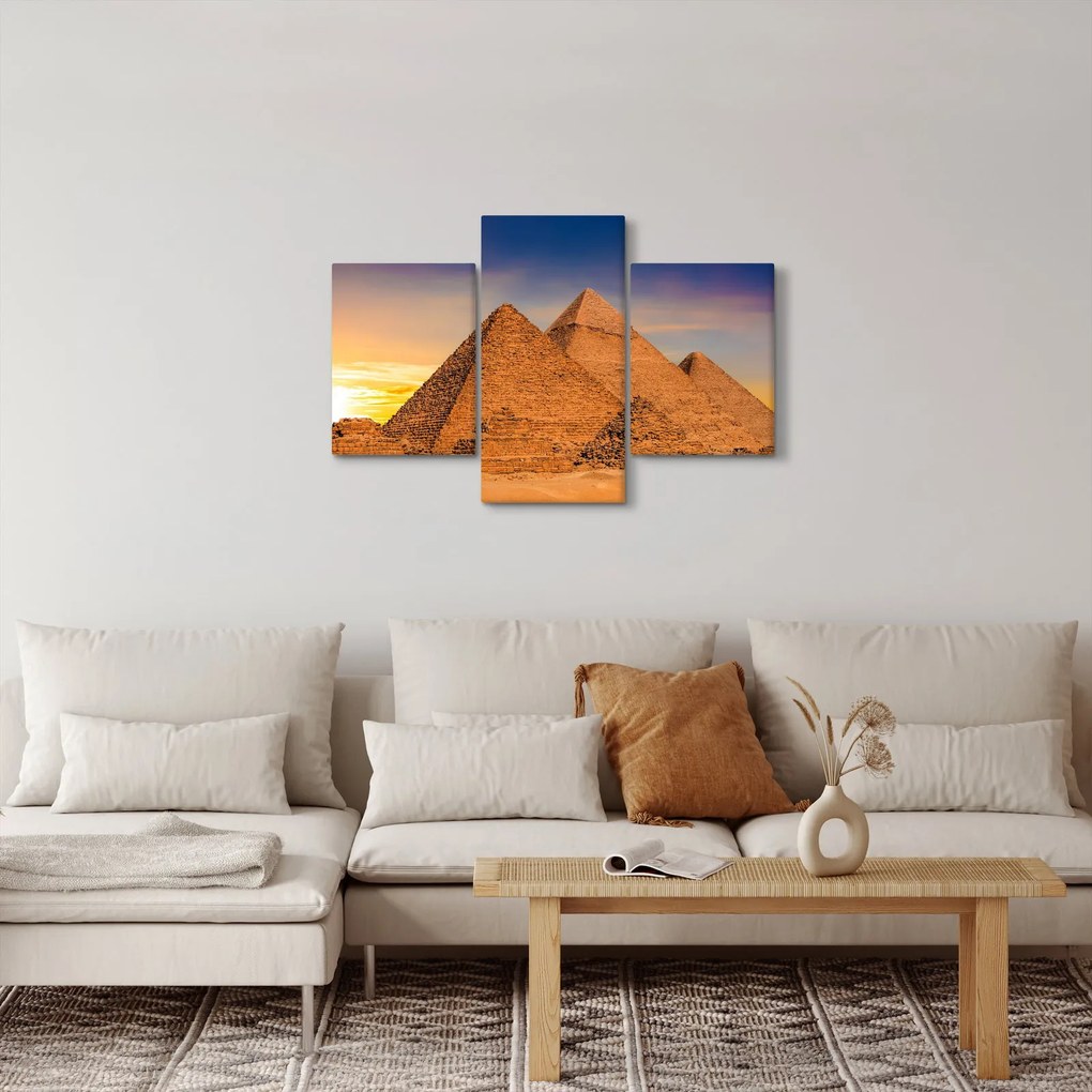 Obraz - Egyptské pyramídy (90x60 cm)