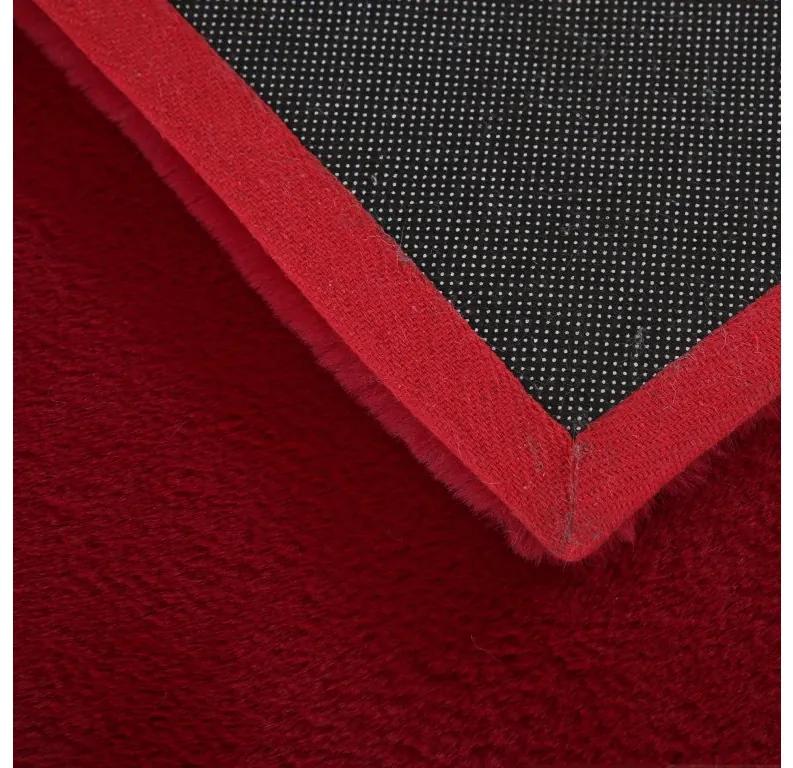 Ayyildiz Kusový koberec POUFFY 5100, Červená Rozmer koberca: 60 x 110 cm