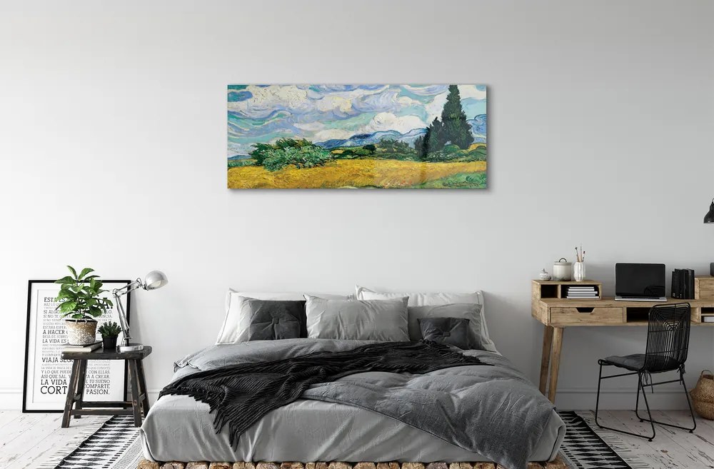 Obraz plexi Art lúčna cyprusu 120x60 cm