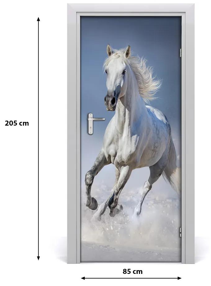 Samolepiace fototapety na dvere Kôň v cvale 85x205 cm
