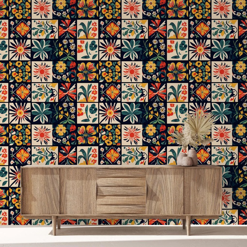 Fototapeta - Farebné dlaždice (147x102 cm)