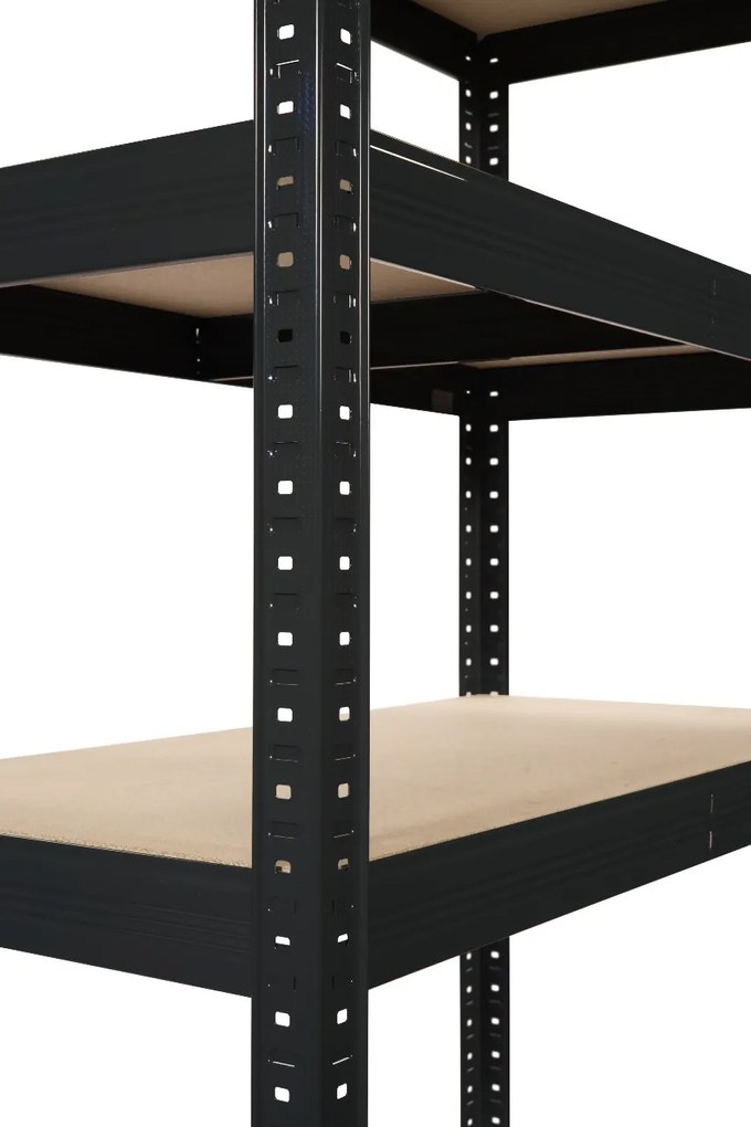Trestles Policový regál 1800x1000x600mm, nosnosť 2000kg Farba: Čierna RH6010-5-9005