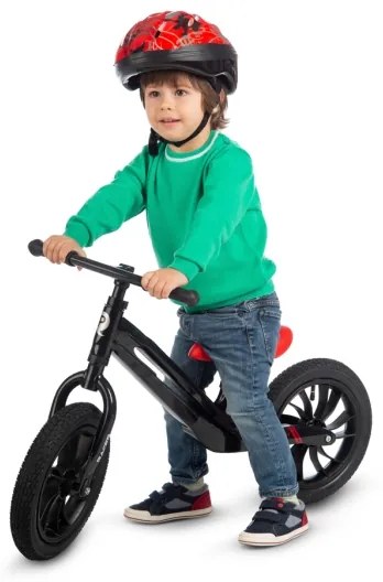 QPlay - Odrážadlo RACER AIR čierna/červená