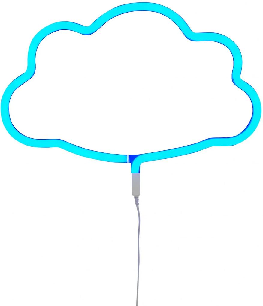 A Little Lovely Company Neonové LED svetlo Cloud Blue
