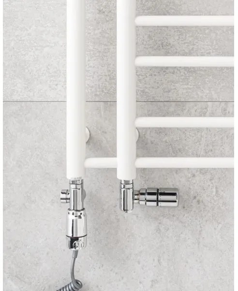 P.M.H. T2W - Kúpeľňový rebríkový radiátor THEIA 352 W 154 cm pravý/biely