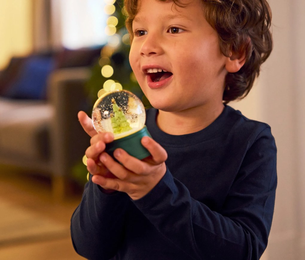 Snehová guľa s LED