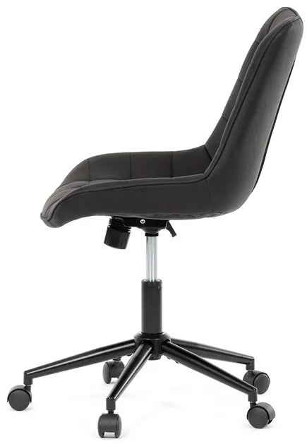 Autronic BONTEC Pracovná stolička, výškovo nastaviteľná, čierna látka, KA-V3120 BK3 Farba: Čierna
