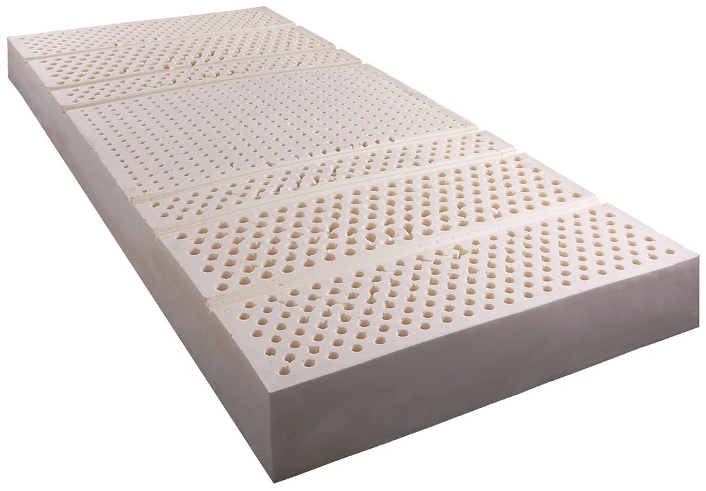 Novaya Latexový 7 zónový matrac MEGAL (tvrdší-T4) Veľkosť: 200 x 140 cm, Materiál: Tencel, Tvrdosť matraca: Tvrdý