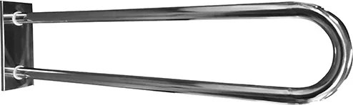 Bemeta Design HELP: Madlo, 750 mm, v tvare U, s krytkou, nerez, lesk - 301707301