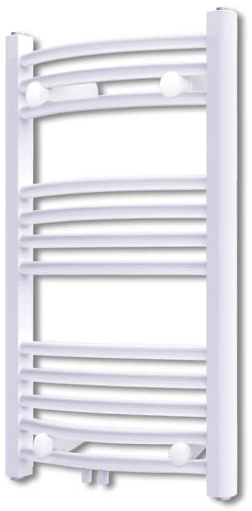 Rebríkový radiátor na centrálne vykurovanie, zaoblený 500x764 mm