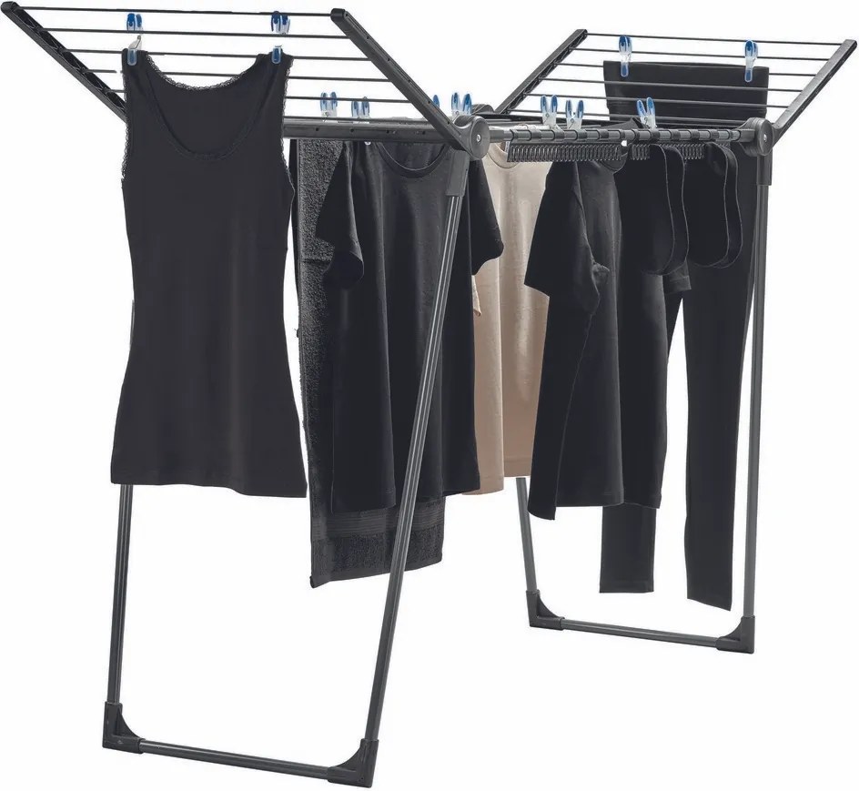 Leifheit Sušiak na bielizeň Pegasus 150 Solid Slim Black 81690