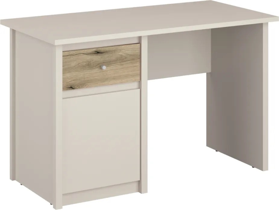 Univerzálny PC stolík, kašmír/dub evoke, KAROS 1D1S/120