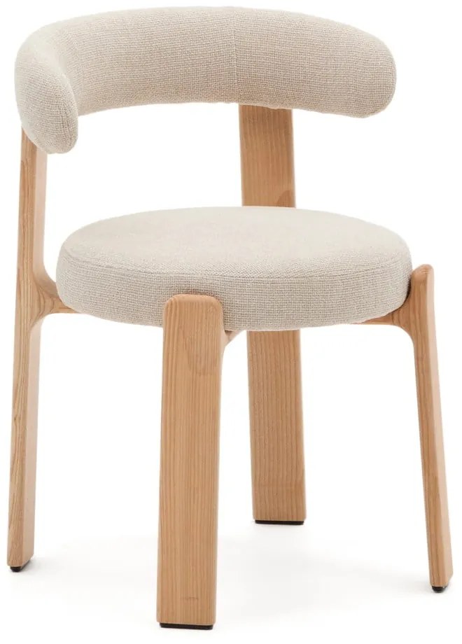 Béžová/v prírodnej farbe jedálenská stolička z jaseňového dreva Granite – Kave Home