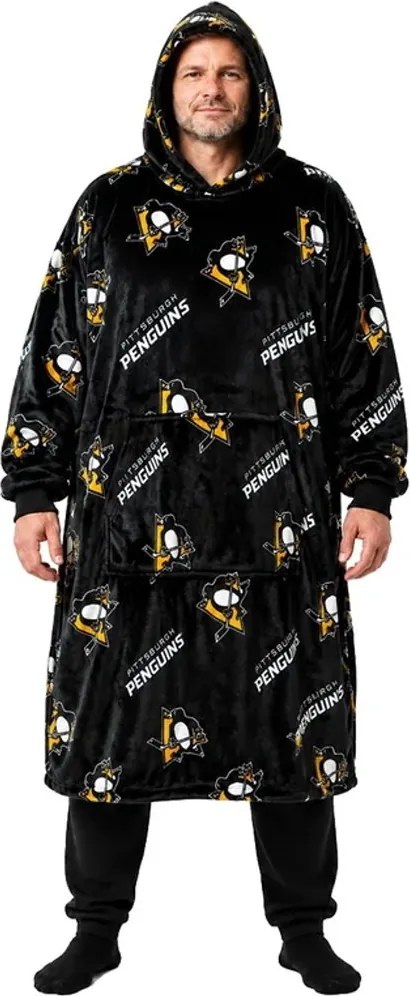 Mikinová televízna deka NHL Pittsburgh Penguins – veľ. XL