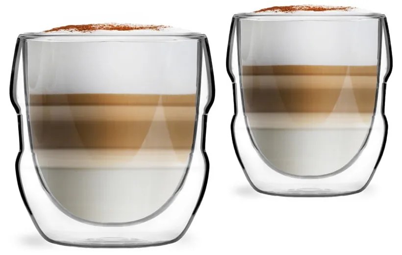 Súprava 2 dvojstenných pohárov Vialli Design Sferico, 250 ml