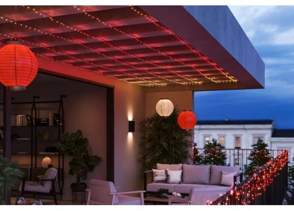 Philips-LED RGBW Stmievateľná vonkajšia svetelná reťaz HUE WACA 500xLED 44,4 m IP54