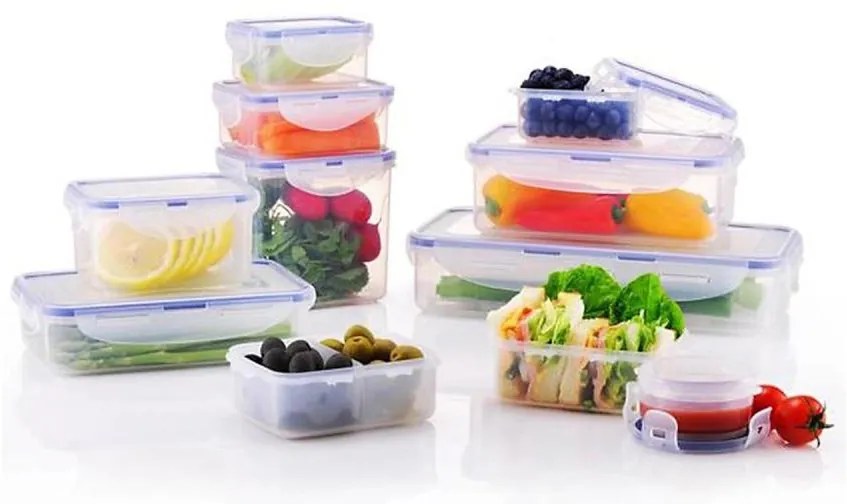 11-dielna sada dóz na potraviny LOCK