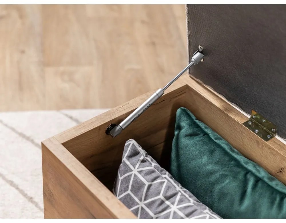 Lavica vo svetlo sivej a prírodnej farbe Oceane – Bobochic Paris