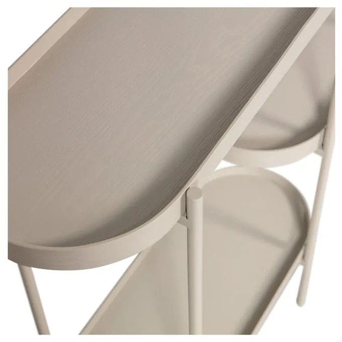 Kovový odkladací stolík 28x90 cm Noan – WOOOD