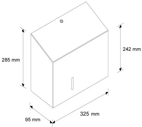 Zásobník na toaletný papier Stella Duo, matný nerez